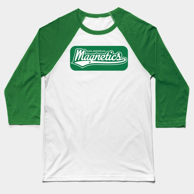 San Andreas Magnetics Baseball T-Shirt by MBK